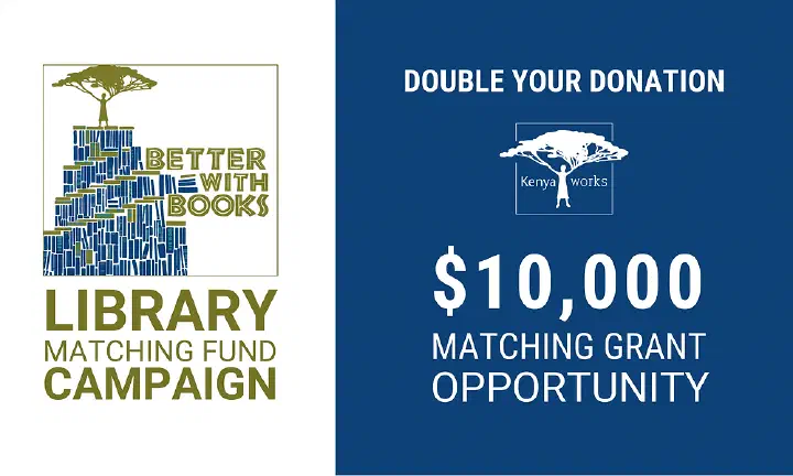 BETTER with BOOKS Matching Funds Campaign is on!