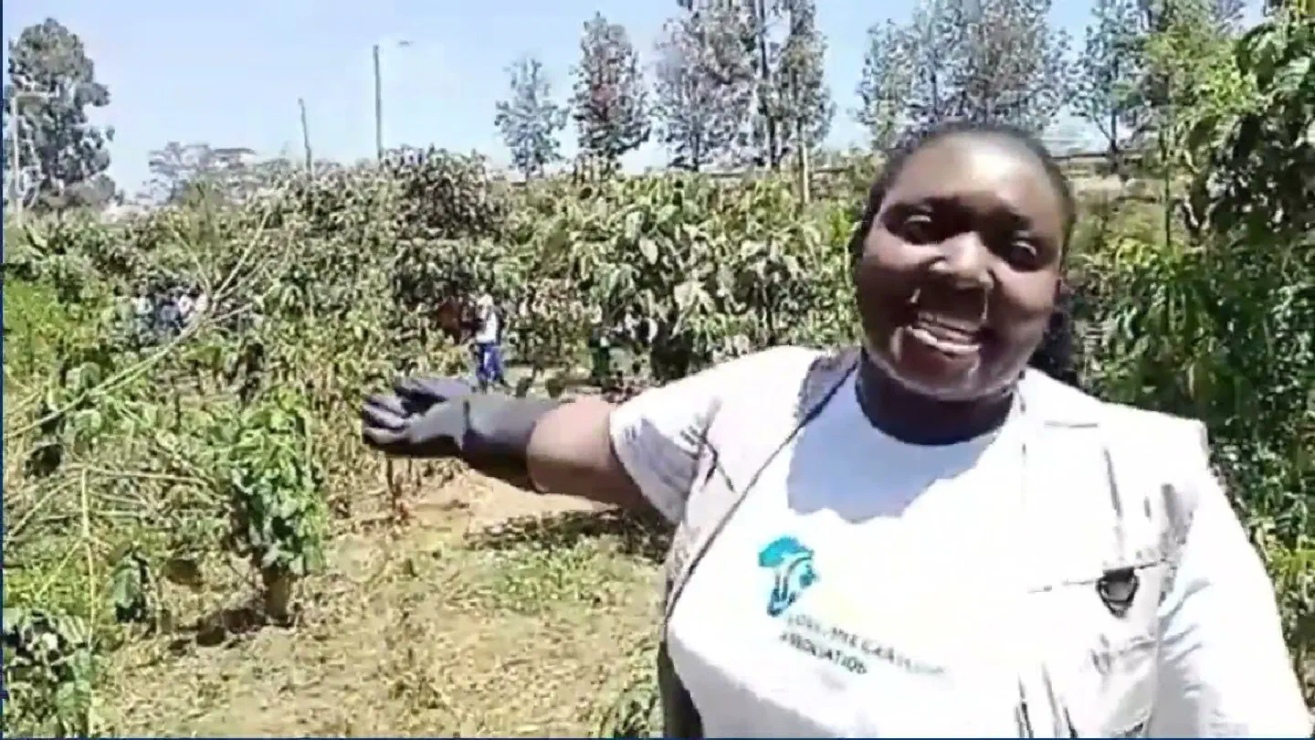 How do Kenya Works students give back to their communities?