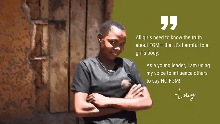 Lucy’s Story: Saying NO to FGM & Bringing Others Along